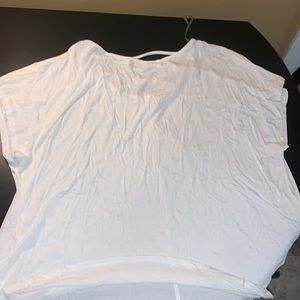 Oversized white shirt